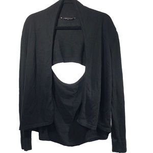 BCBG Maxazria size M/L black cardigan